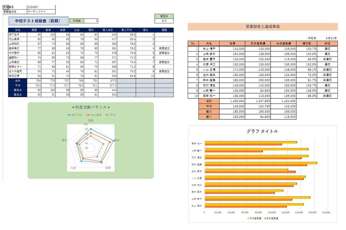 サーティファイ資格対策講座 Excel